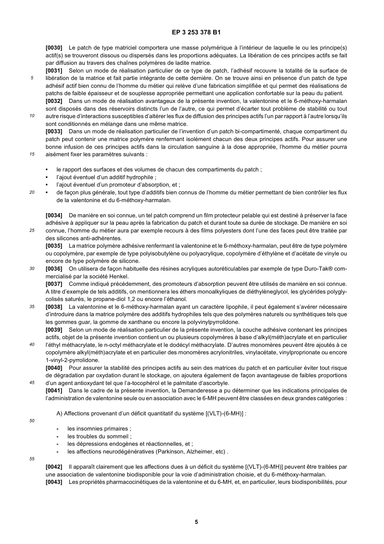 Brevet-Europeen-SODEVAL-EP3253378B1 - Page 5