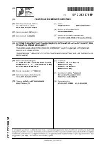 Brevet-Europeen-SODEVAL-EP3253378B1 - Vignette Page 1