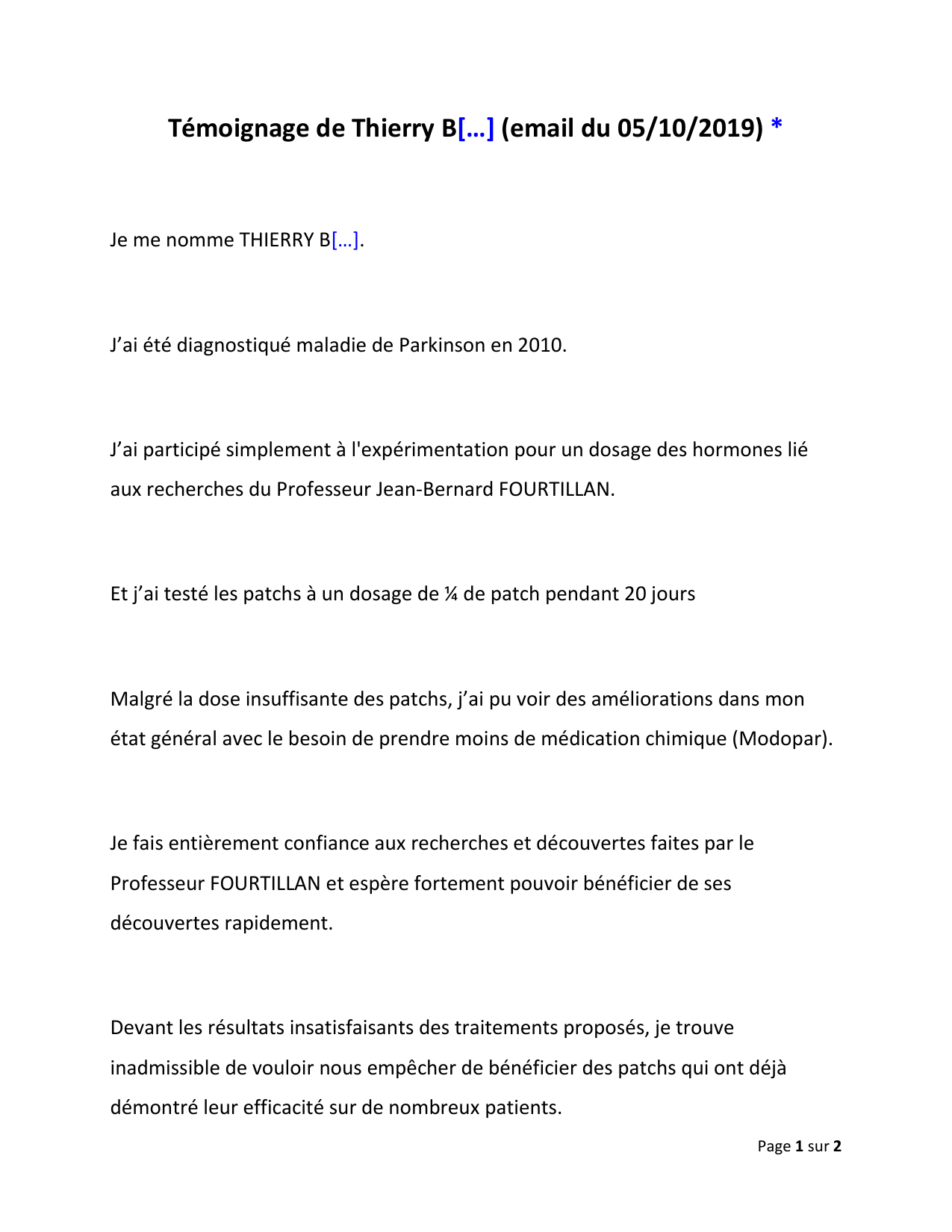 Document Temoignages - Page 309