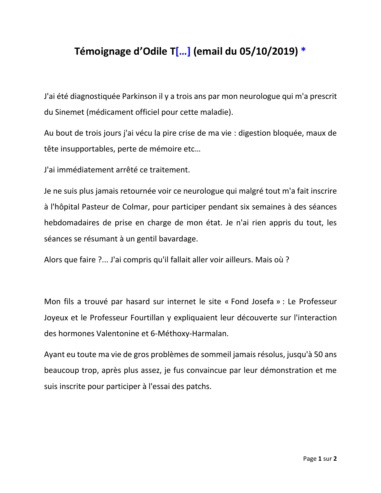 Document Temoignages - Page 314