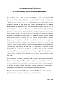 Vignette pour page 1 du document Temoignages