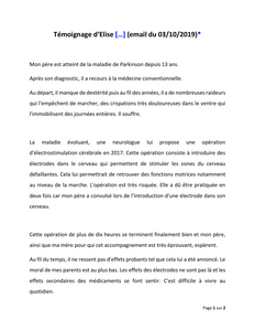 Vignette pour page 263 du document Temoignages