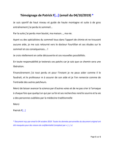 Vignette pour page 275 du document Temoignages