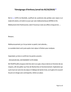 Vignette pour page 298 du document Temoignages